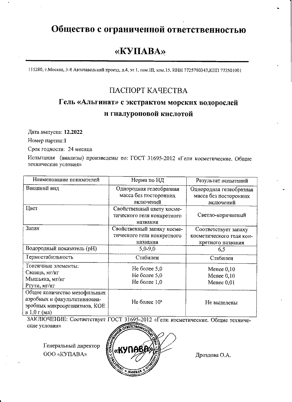 Паспорт №122022